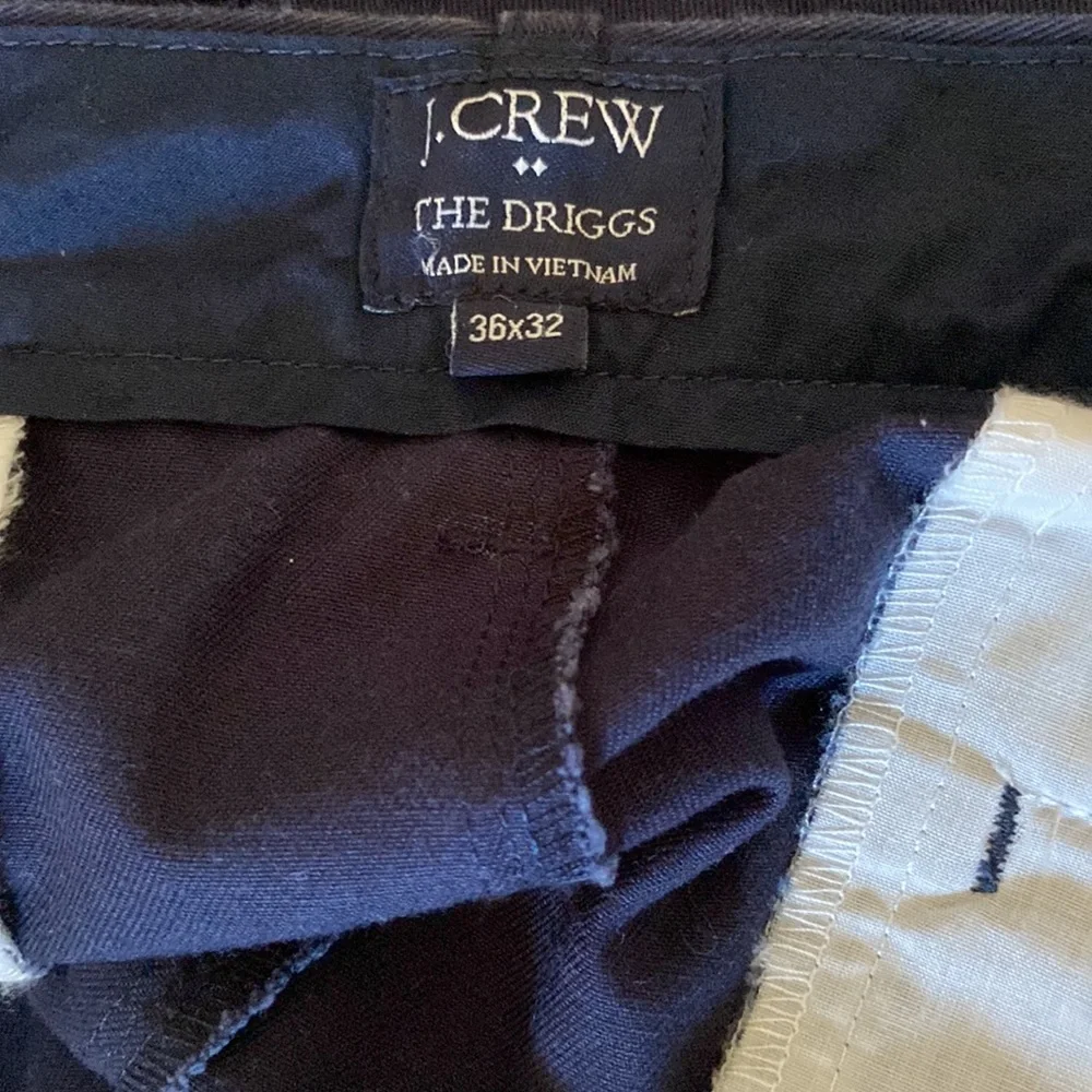 J CREW Men’s “The Driggs” Blue Casual Chino Pants 100% Cotton 36/32